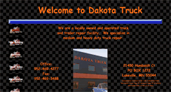 Desktop Screenshot of dakotatruck.net