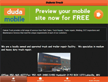 Tablet Screenshot of dakotatruck.net